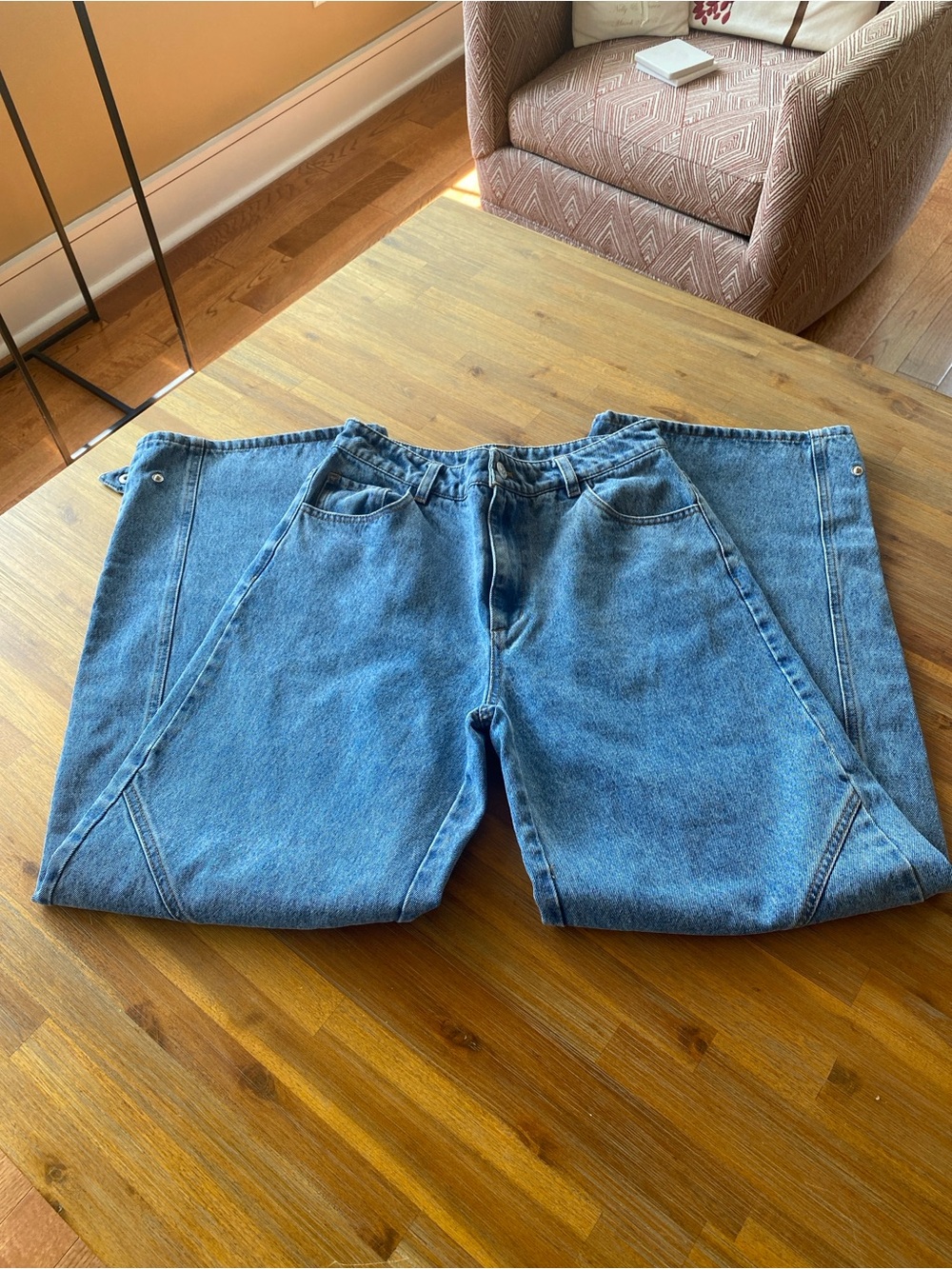 Steve Madden AUSTIN JEAN BLUE HEATHER Sz 24. NWOT - Picture 9 of 9